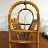 Bamboo magazine holder