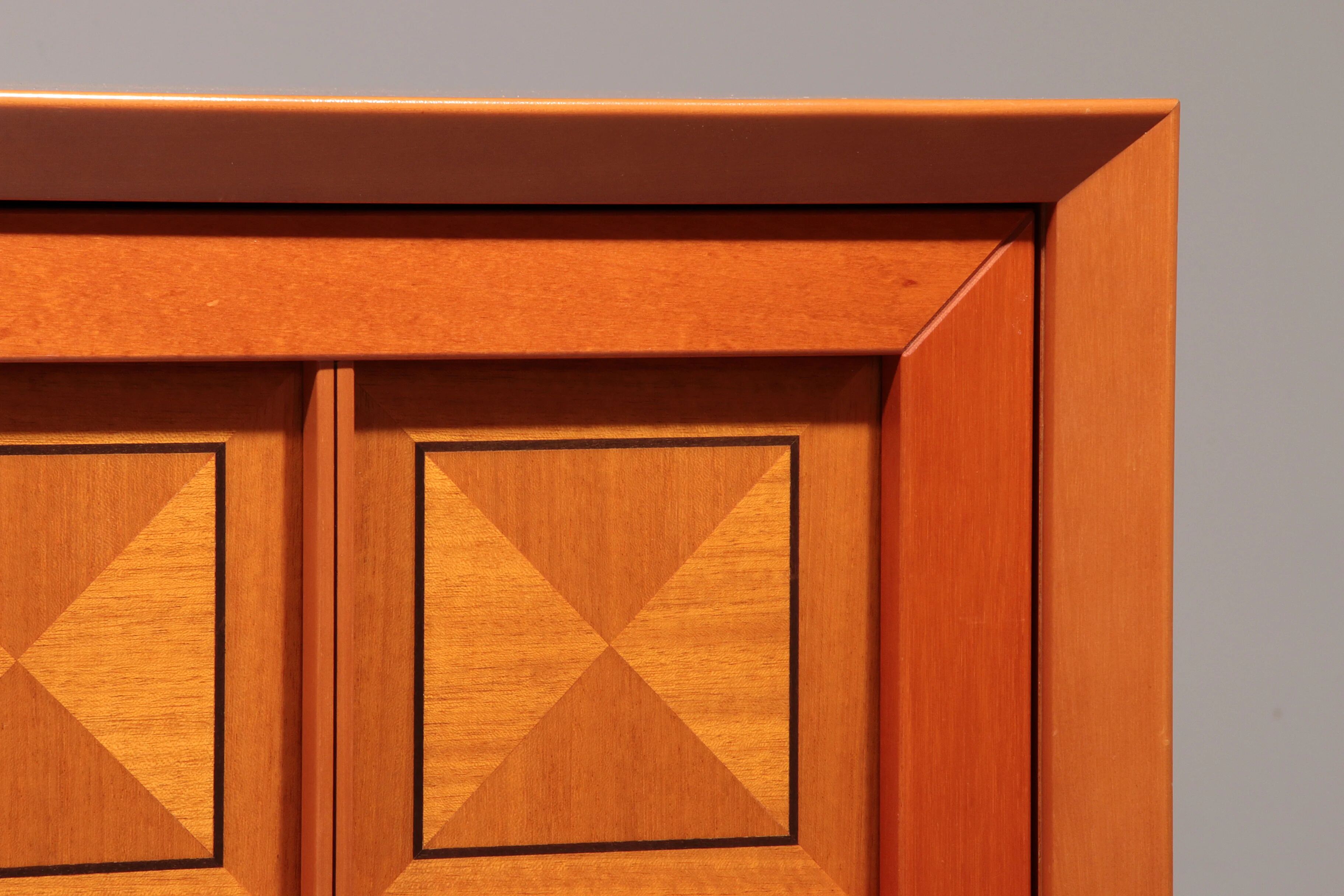 Brutalist Italian sideboard by Caccia alla Volpe for Linea Arredo