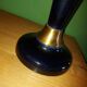 Pied de lampe en céramique bleu cobalt