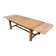 Table de ferme en chêne massif avec rallonges