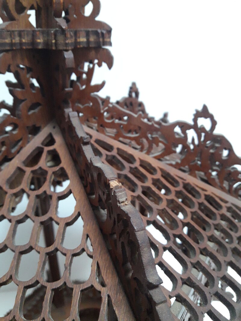 Liquor cellar bandstand wooden cut early XX °