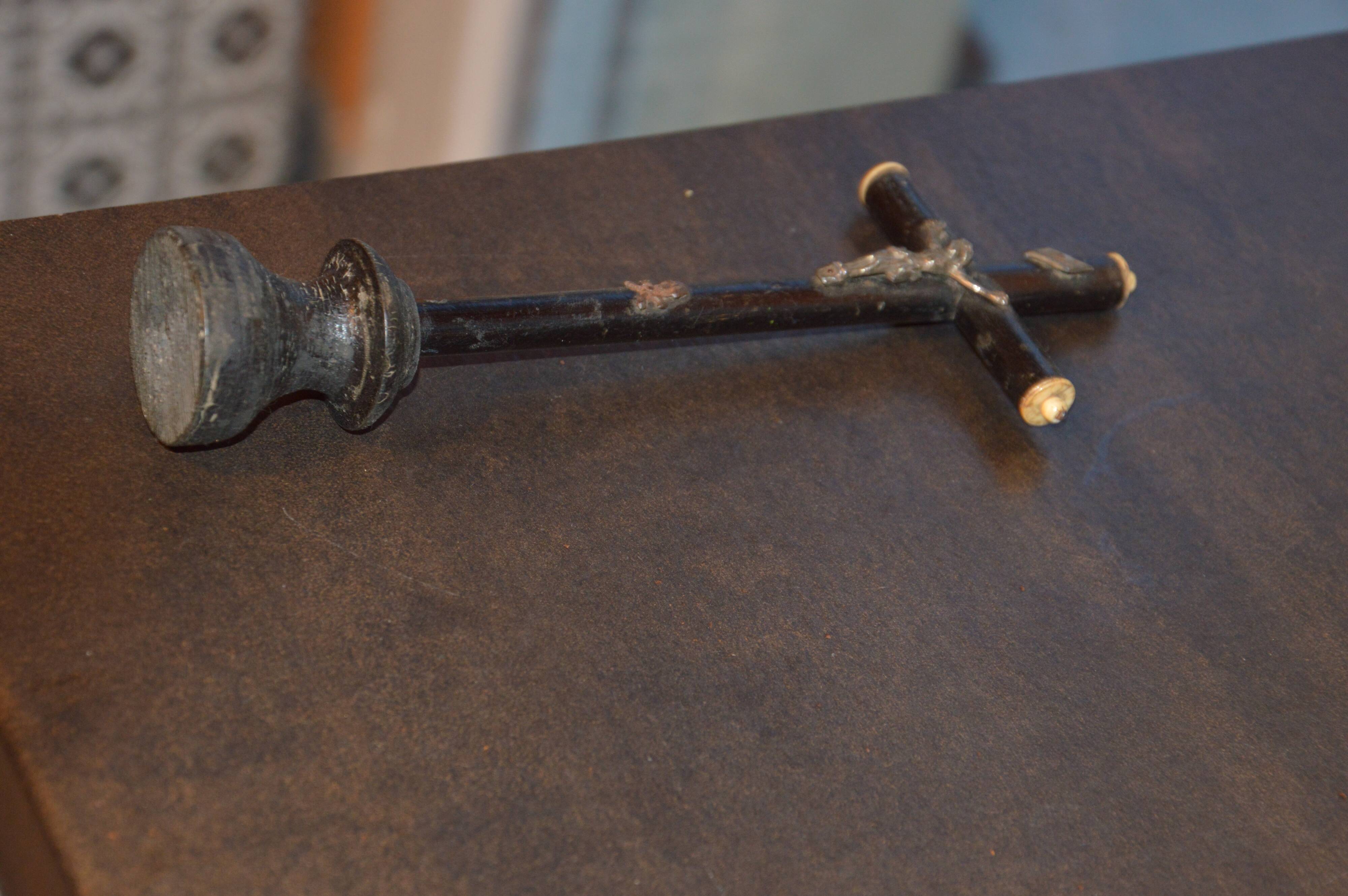 Antique Altar Crucifix