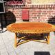 1960s rattan coffee table