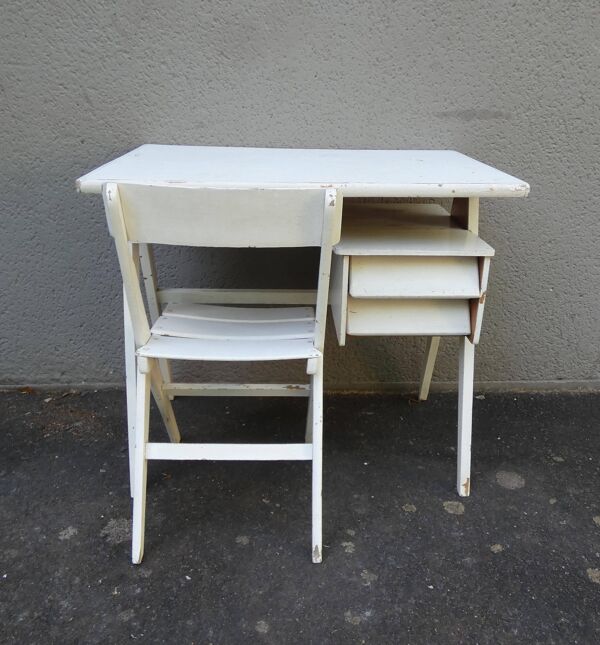 bureau scandinave pieds compas pour enfant