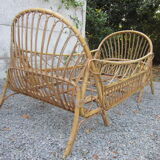Cot basket rattan