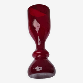 Stefan Sadowski Ruby Red Vase