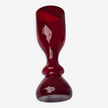Vase rouge rubis Stefan Sadowski