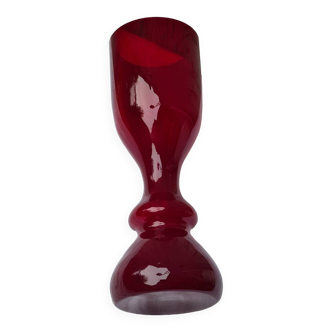 Vase rouge rubis Stefan Sadowski