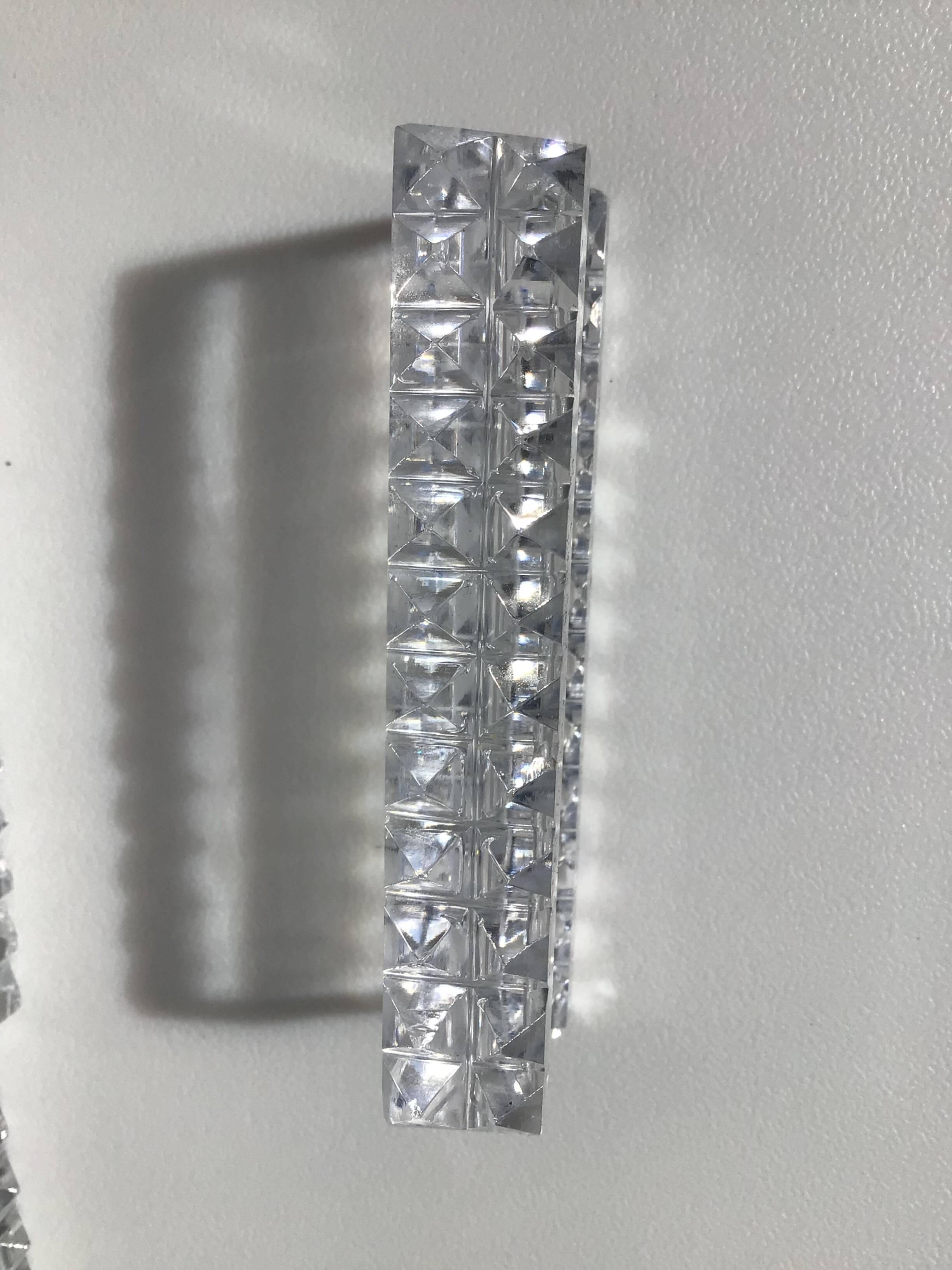 Saint Louis crystal knife holder with diamond tips x12