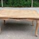Renovated Louis XV extendable dining table walnut 265cm