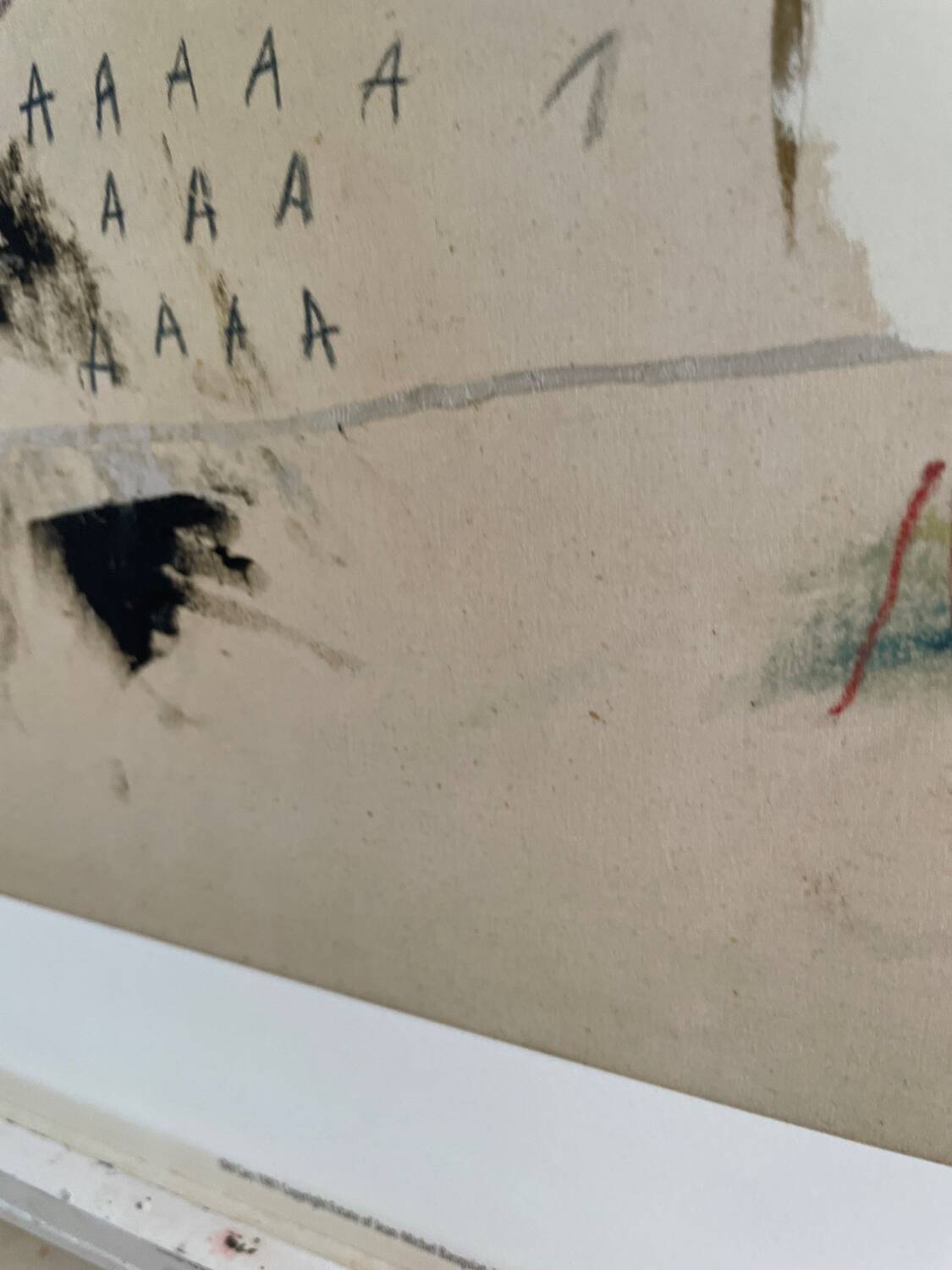 Jean michel basquiat, old cars 1981, sous licence artestar ny