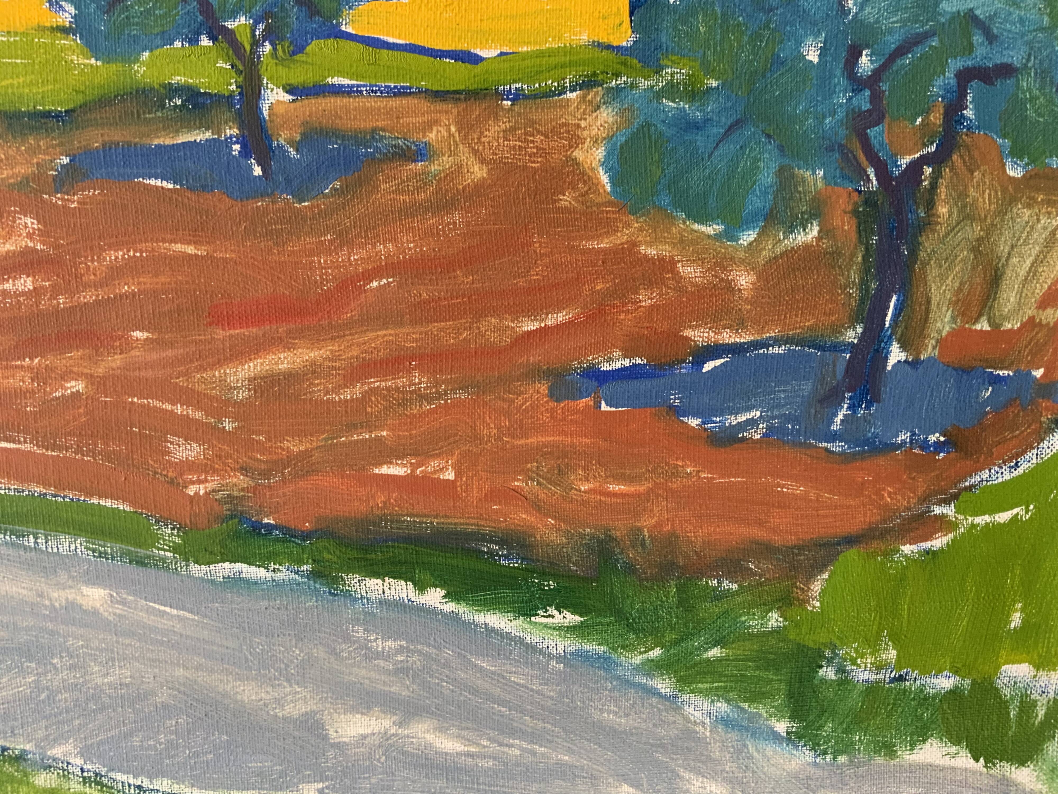 Svan Grandin (1906- 1982) Vintage Painting Landscape, signed