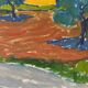 Svan Grandin (1906- 1982) Vintage Painting Landscape, signed