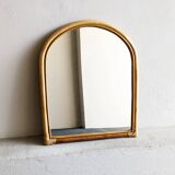 Rattan mirror