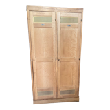Solid oak cloakroom with 2 doors