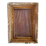 Cadre doré à clefs XIXème 62x45