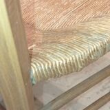 Old straw chair
