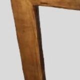 Vintage Scandinavian mirror, solid wood mirror