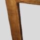 Vintage Scandinavian mirror, solid wood mirror