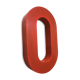 Old letter to sign iron o - 15 cm