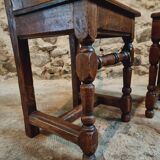 Set of 2 Antique Oak Chairs – 19th Century, Auvergne