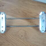 Chromed copper towel rack