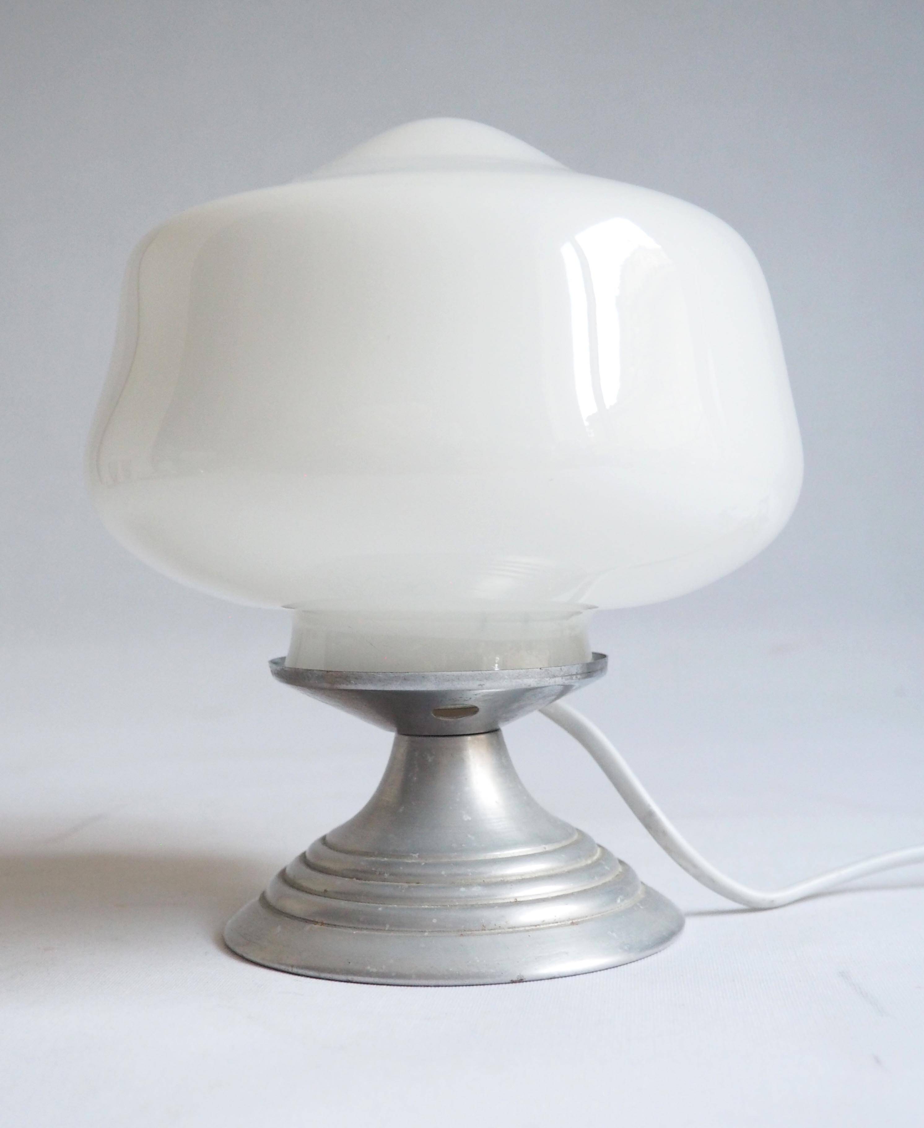 Old opaline lamp