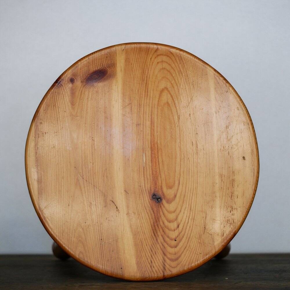 Vintage stool in the style of Charlotte Perriand, 1960s