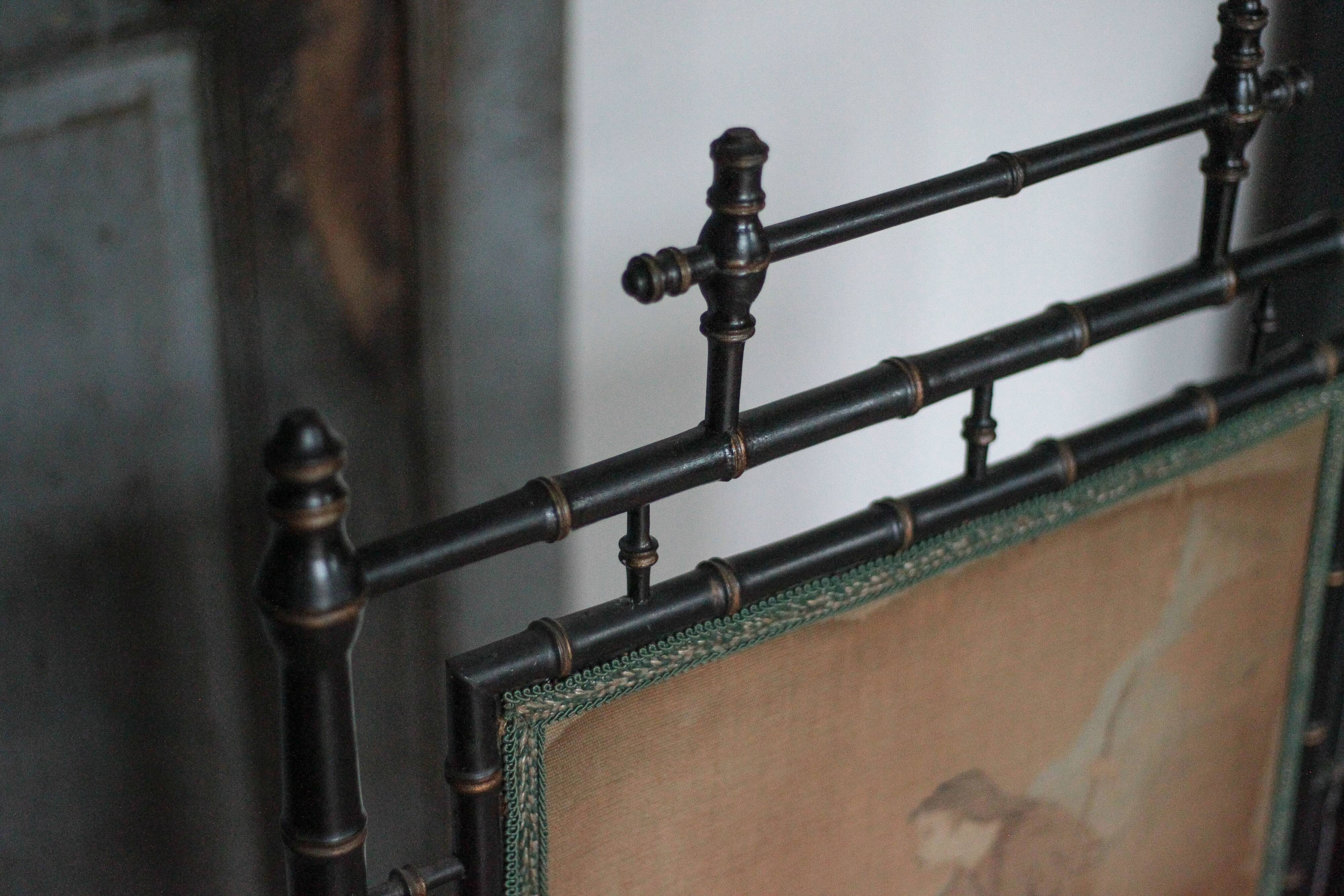Vintage Fireplace Screen, Napoleon III Style Fireplace Screen, Protective Grille