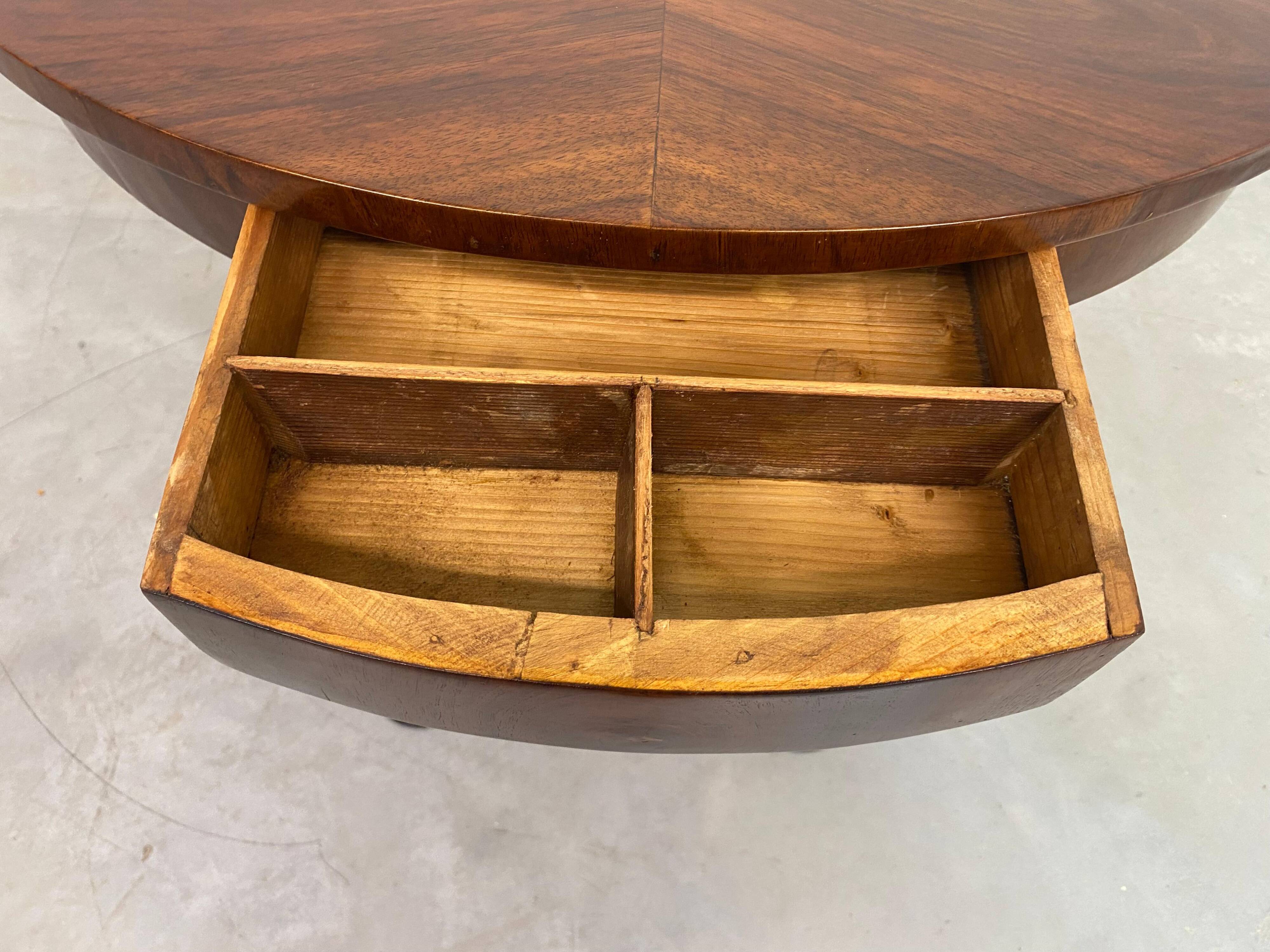 Biedermeier side table from the 19th century