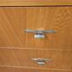 Vintage 1960s furniture with 4 drawers and 1 door.