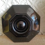 Set of 2 black octagonal egg cups