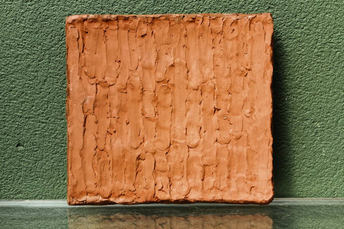 Terracotta bas-relief, satyrs, signed Clodion.