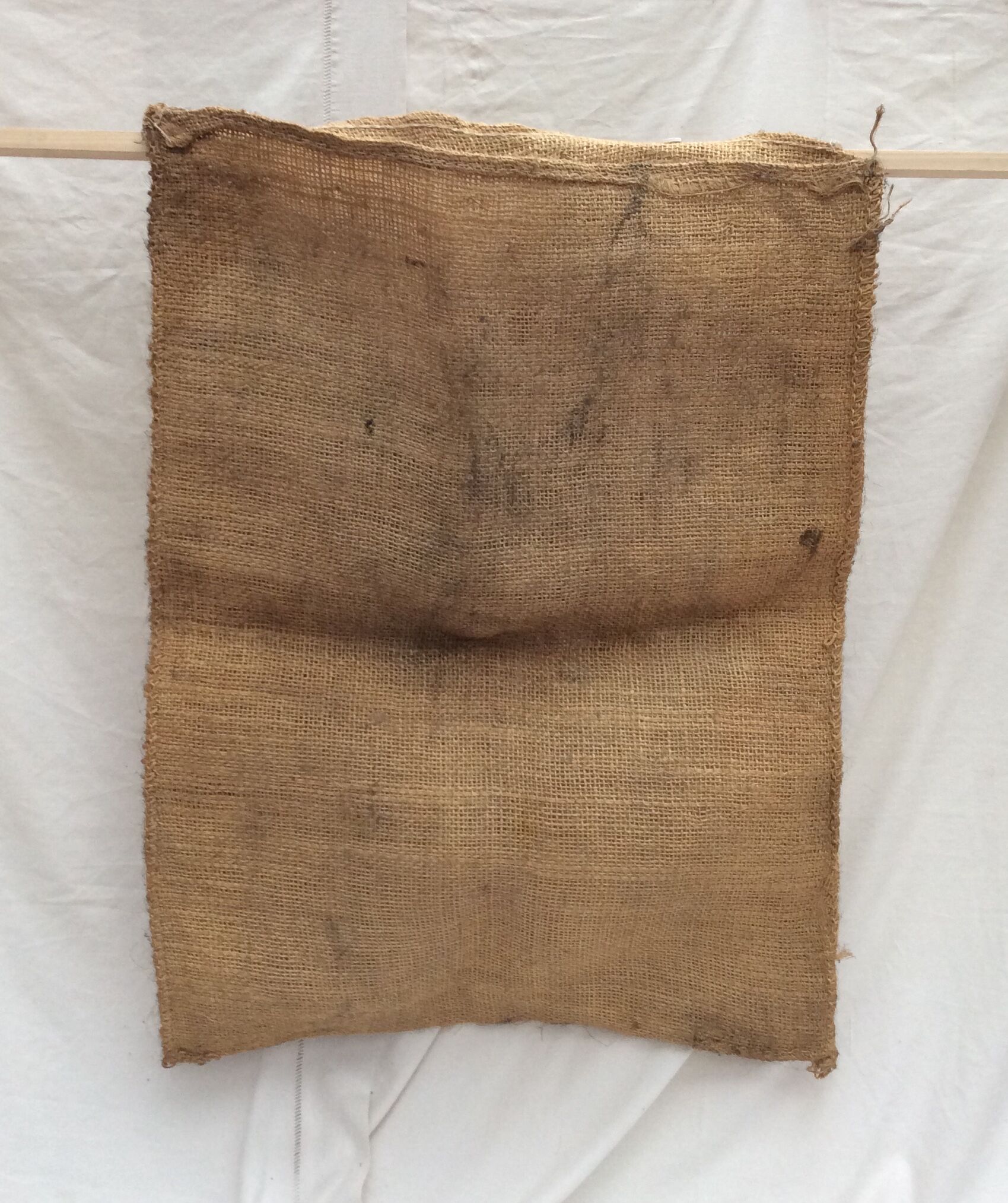 Vintage jute bag coffee Ivory Coast size: height -95cm- width -70cm-