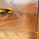 Large vintage chest of drawers with four drawers and one door in oak, circa 1960s