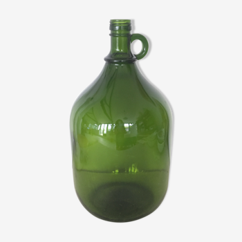 Dame jeanne en verre vert olive 5l