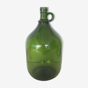 Demijohn in olive green glass 5l