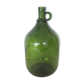 Dame jeanne en verre vert olive 5l