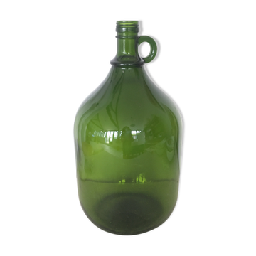 Demijohn in olive green glass 5l