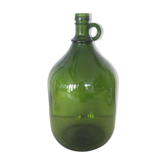Demijohn in olive green glass 5l