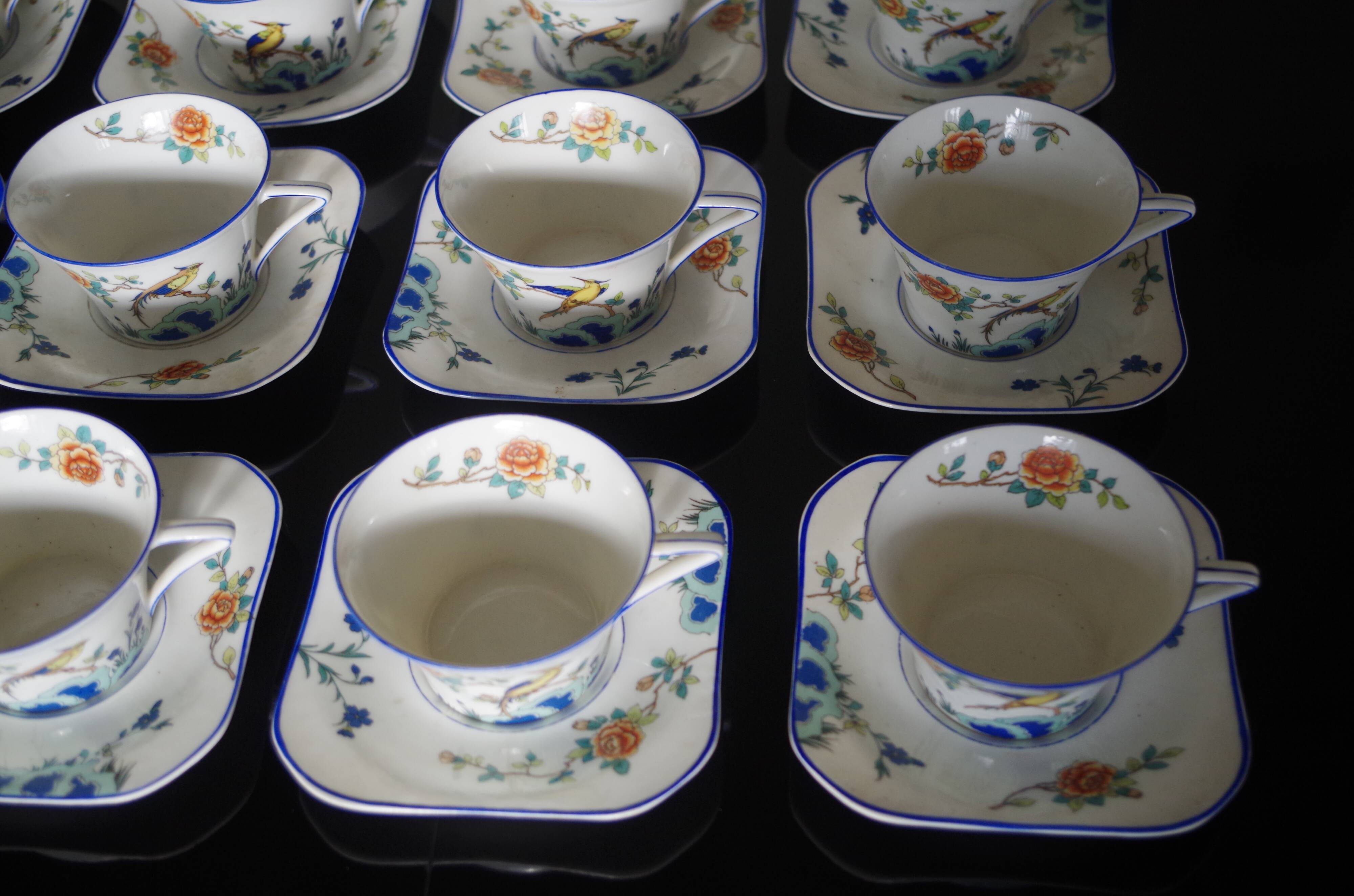 Limoges A. Lanternier porcelain tea service