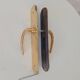 Pair of solid brass door handles