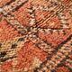 Peach Vintage Moroccan Rug 169 x 268 cm, Berber Tribal Wool Rug, Boho Rug