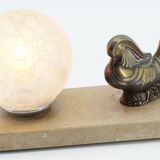 Bird art deco lamp