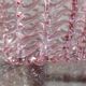 Vintage pink woven glass lantern – Murano style