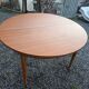 Table scandinave extensible en teck des années 60