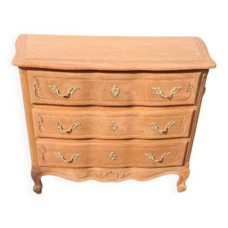 Louis XV style chest of drawers in cherry wood