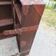 Furniture trunk wood coffee table shelves library suitcase