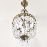 Hot air balloon chandelier with tassels