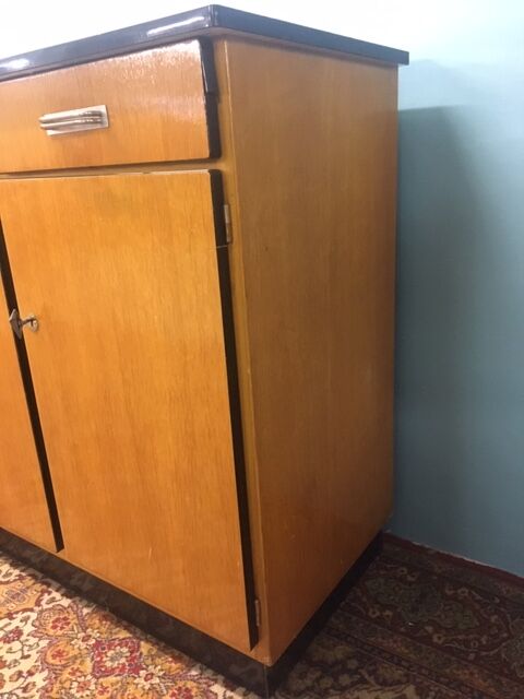 Light wood and Formica 1960 tray